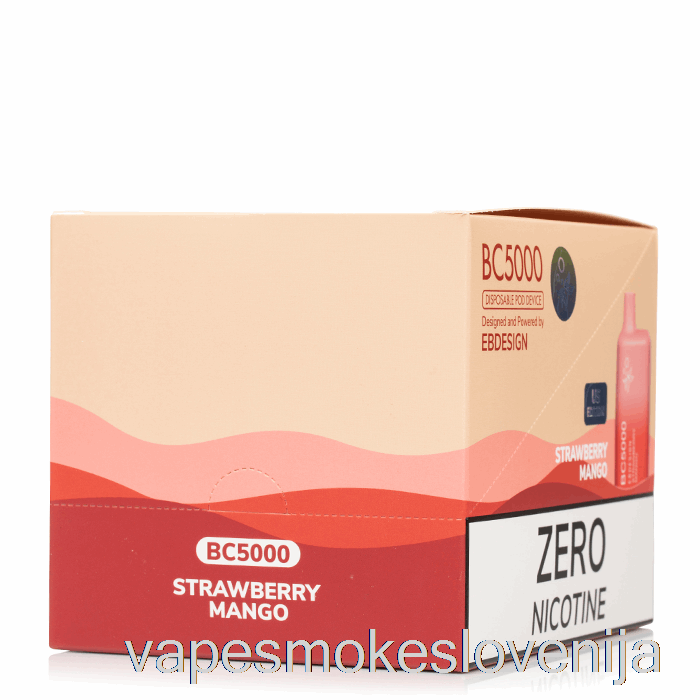 Vape Slovenija Bc5000 0% Brez Nikotina Za Enkratno Uporabo (10-pack)